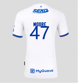 Rangers Mikey Moore #47 Bortedrakt 2025-26 Kortermet