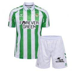 Real Betis Hjemmedraktsett Barn 2024-25 Kortermet (+ Korte bukser)