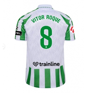 Real Betis Vitor Roque #8 Hjemmedrakt 2024-25 Kortermet