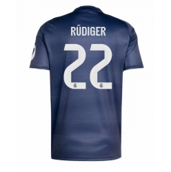 Real Madrid Antonio Rudiger #22 Bortedrakt 2025-26 Kortermet