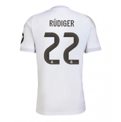 Real Madrid Antonio Rudiger #22 Hjemmedrakt 2025-26 Kortermet
