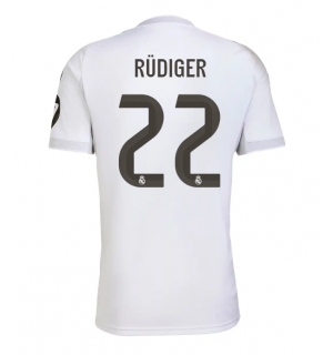 Real Madrid Antonio Rudiger #22 Hjemmedrakt 2025-26 Kortermet