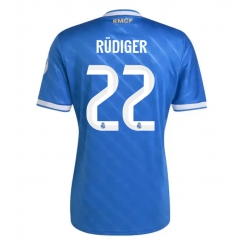 Real Madrid Antonio Rudiger #22 Tredjedrakt 2025-26 Kortermet