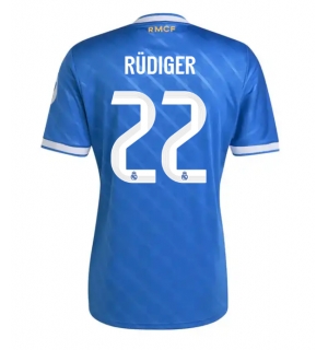 Real Madrid Antonio Rudiger #22 Tredjedrakt 2025-26 Kortermet