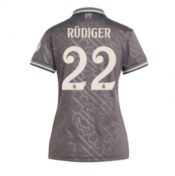 Real Madrid Antonio Rudiger #22 Tredjedrakt Dame 2024-25 Kortermet