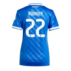 Real Madrid Antonio Rudiger #22 Tredjedrakt Dame 2025-26 Kortermet