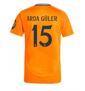 Real Madrid Arda Guler #15 Bortedrakt 2024-25 Kortermet