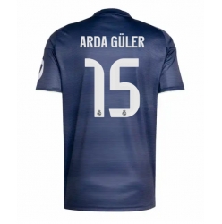 Real Madrid Arda Guler #15 Bortedrakt 2025-26 Kortermet