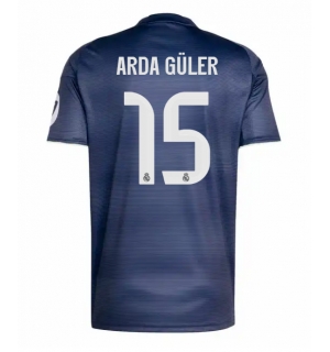 Real Madrid Arda Guler #15 Bortedrakt 2025-26 Kortermet