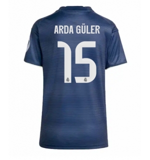 Real Madrid Arda Guler #15 Bortedrakt Dame 2025-26 Kortermet