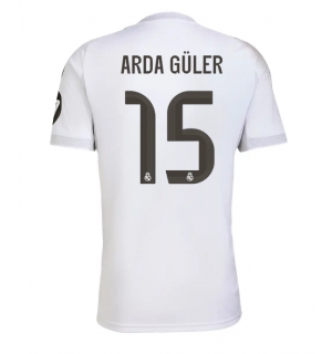 Real Madrid Arda Guler #15 Hjemmedrakt 2025-26 Kortermet