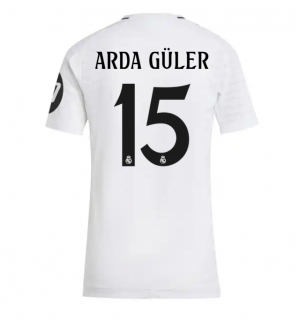 Real Madrid Arda Guler #15 Hjemmedrakt Dame 2024-25 Kortermet