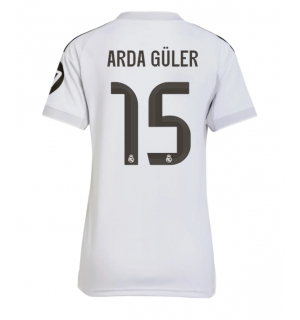 Real Madrid Arda Guler #15 Hjemmedrakt Dame 2025-26 Kortermet