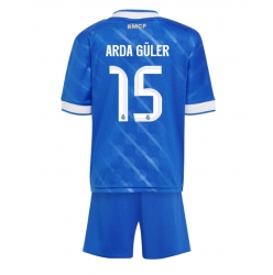 Real Madrid Arda Guler #15 Tredjedraktsett Barn 2025-26 Kortermet (+ Korte bukser)