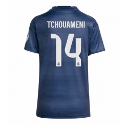 Real Madrid Aurelien Tchouameni #14 Bortedrakt Dame 2025-26 Kortermet