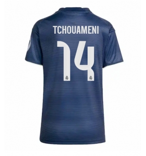 Real Madrid Aurelien Tchouameni #14 Bortedrakt Dame 2025-26 Kortermet
