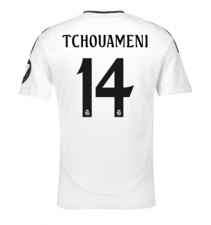 Real Madrid Aurelien Tchouameni #14 Hjemmedrakt 2024-25 Kortermet