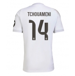 Real Madrid Aurelien Tchouameni #14 Hjemmedrakt 2025-26 Kortermet