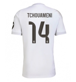 Real Madrid Aurelien Tchouameni #14 Hjemmedrakt 2025-26 Kortermet