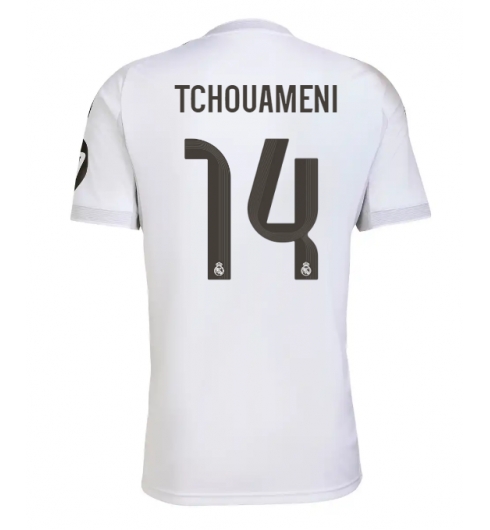 Real Madrid Aurelien Tchouameni #14 Hjemmedrakt 2025-26 Kortermet Real Madrid Aurelien Tchouameni #14 Hjemmedrakt 2025-26 Kortermet
