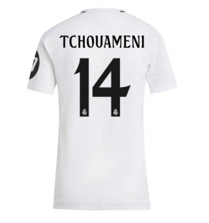 Real Madrid Aurelien Tchouameni #14 Hjemmedrakt Dame 2024-25 Kortermet