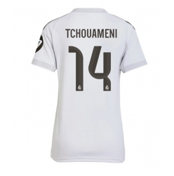Real Madrid Aurelien Tchouameni #14 Hjemmedrakt Dame 2025-26 Kortermet