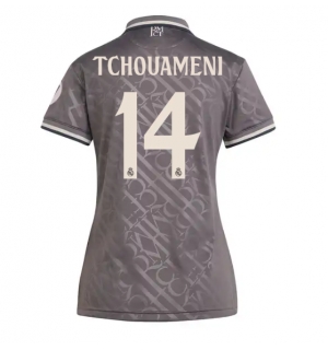 Real Madrid Aurelien Tchouameni #14 Tredjedrakt Dame 2024-25 Kortermet