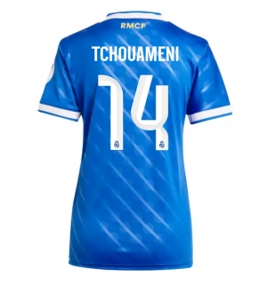 Real Madrid Aurelien Tchouameni #14 Tredjedrakt Dame 2025-26 Kortermet
