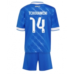 Real Madrid Aurelien Tchouameni #14 Tredjedraktsett Barn 2025-26 Kortermet (+ Korte bukser)