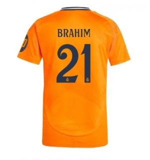 Real Madrid Brahim Diaz #21 Bortedrakt 2024-25 Kortermet