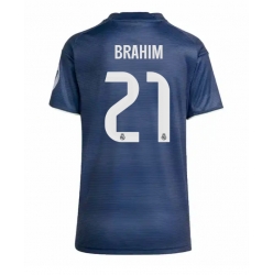 Real Madrid Brahim Diaz #21 Bortedrakt Dame 2025-26 Kortermet