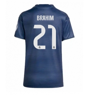 Real Madrid Brahim Diaz #21 Bortedrakt Dame 2025-26 Kortermet