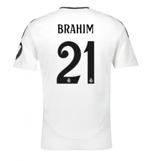 Real Madrid Brahim Diaz #21 Hjemmedrakt 2024-25 Kortermet