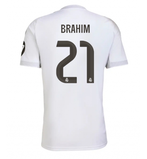 Real Madrid Brahim Diaz #21 Hjemmedrakt 2025-26 Kortermet Real Madrid Brahim Diaz #21 Hjemmedrakt 2025-26 Kortermet