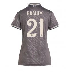 Real Madrid Brahim Diaz #21 Tredjedrakt Dame 2024-25 Kortermet