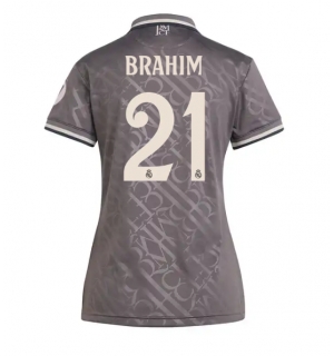Real Madrid Brahim Diaz #21 Tredjedrakt Dame 2024-25 Kortermet