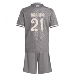 Real Madrid Brahim Diaz #21 Tredjedraktsett Barn 2024-25 Kortermet (+ Korte bukser)