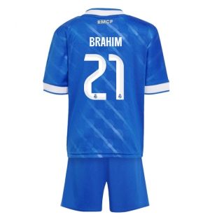 Real Madrid Brahim Diaz #21 Tredjedraktsett Barn 2025-26 Kortermet (+ Korte bukser)