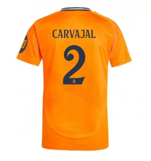 Real Madrid Daniel Carvajal #2 Bortedrakt 2024-25 Kortermet