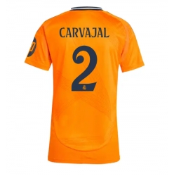 Real Madrid Daniel Carvajal #2 Bortedrakt Dame 2024-25 Kortermet