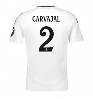 Real Madrid Daniel Carvajal #2 Hjemmedrakt 2024-25 Kortermet