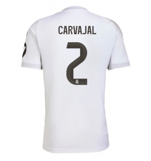 Real Madrid Daniel Carvajal #2 Hjemmedrakt 2025-26 Kortermet
