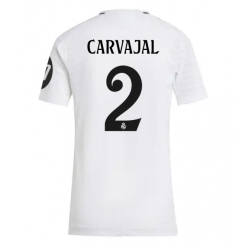 Real Madrid Daniel Carvajal #2 Hjemmedrakt Dame 2024-25 Kortermet