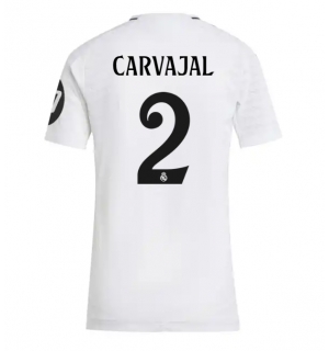 Real Madrid Daniel Carvajal #2 Hjemmedrakt Dame 2024-25 Kortermet