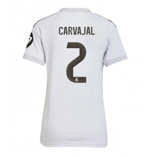 Real Madrid Daniel Carvajal #2 Hjemmedrakt Dame 2025-26 Kortermet