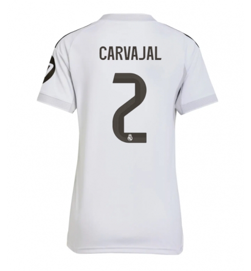 Real Madrid Daniel Carvajal #2 Hjemmedrakt Dame 2025-26 Kortermet Real Madrid Daniel Carvajal #2 Hjemmedrakt Dame 2025-26 Kortermet