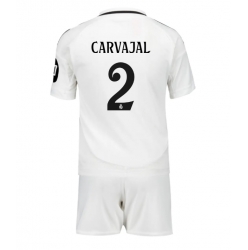 Real Madrid Daniel Carvajal #2 Hjemmedraktsett Barn 2024-25 Kortermet (+ Korte bukser)