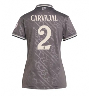Real Madrid Daniel Carvajal #2 Tredjedrakt Dame 2024-25 Kortermet
