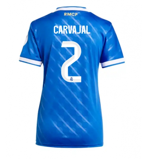 Real Madrid Daniel Carvajal #2 Tredjedrakt Dame 2025-26 Kortermet Real Madrid Daniel Carvajal #2 Tredjedrakt Dame 2025-26 Kortermet