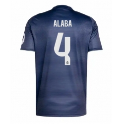 Real Madrid David Alaba #4 Bortedrakt 2025-26 Kortermet